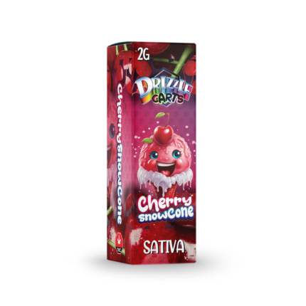 Cherry Snowcone – 2g Vape Cart, drizzle factory vape pen , Drizzle factory pens, drizzle factory slims, wax pen drizzle